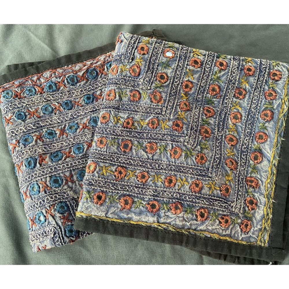 Indian Embroidery Handmade Pillow Shams